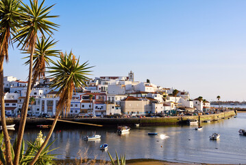 Fototapeta premium ferragudo small fishing village algarve portugal 