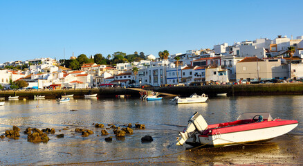 Fototapeta premium ferragudo small fishing village algarve portugal 
