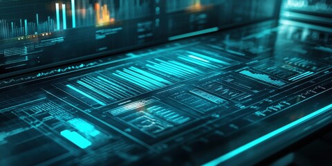 Obraz premium Enterprise risk assessment matrix highlighting financial stability indicators 