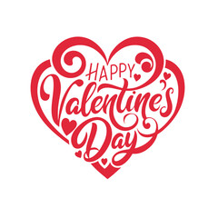 happy valentine day vector