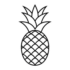 Obraz premium a pineapple vector illustration art