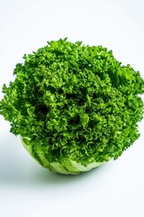 Obraz premium A fresh bunch of arugula, a type of green vegetable used in salads and as a culinary herb. Known for its peppery flavor and health benefits.