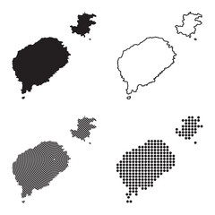 Obraz premium Sao Tome and Principe Map Icon