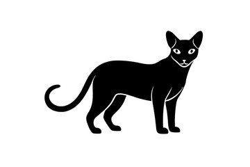 Obraz premium Cat logo vector art