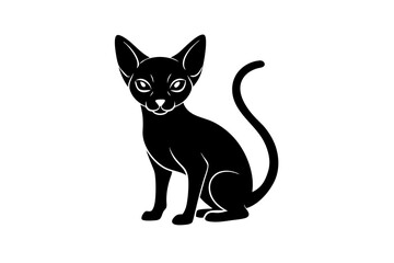 Cat logo vector art