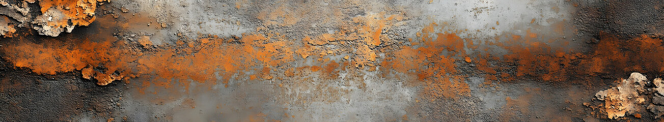 Grungy texture, symmetrical rusted steel, and an industrial background in neutral tones