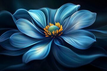 blue flower background