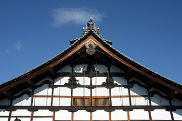 Obraz premium 相国寺 庫裏の屋根 京都市上京区