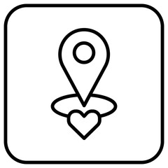 Fototapeta premium icon valentine