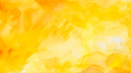 Yellow Watercolor Background Texture. Abstract Design with Textured Orange Material Paint