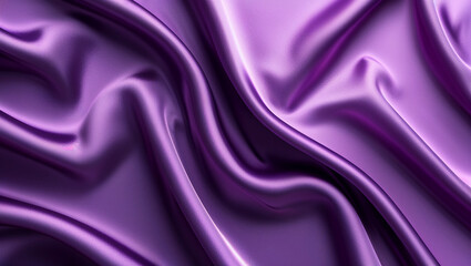 Obraz premium Purple silk satin background - smooth, elegant folds and evenly lit