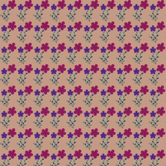 seamless pattern with flowers