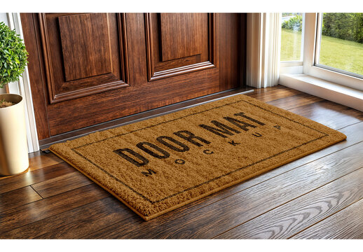 Door Mat Mockup