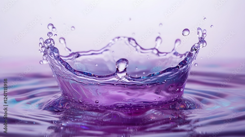 Poster captivating water splash frozen in time showcasing the beauty and dynamics of liquid movement this i