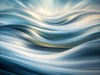 Fototapeta premium Minimalist White Gray Long Exposure Abstract Background