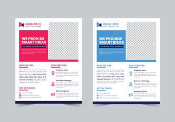 Creative Business Flyer Template | CMYK | US Letter | Print Ready | 0.125 Bleed