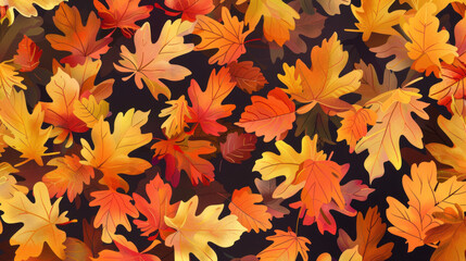 Fototapeta premium autumn leaves background
