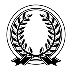 laurel wreath vector