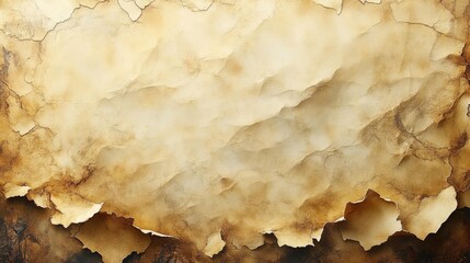 Fototapeta premium Textured Ancient Map Parchment with Cracked Details. Generative AI