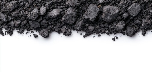 Contaminated soil close-up with blackened patches, toxic residue, and signs of ecological harm from hazardous waste disposal