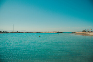 Seascape. Red Sea in Egypt