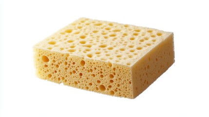Isolated image of a set of cleaning sponges on a clean white background, ideal for household product marketing.