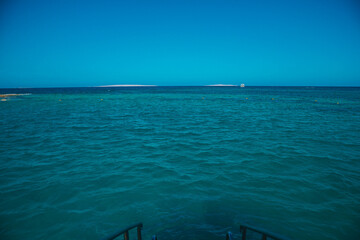 Seascape. Red Sea in Egypt