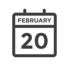 February 20 Calendar Day or Calender Date for Deadline Appointment