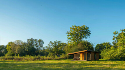 Obraz premium old house in the forest