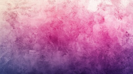 Fototapeta premium Dreamy pink and purple watercolor gradient background with soft texture