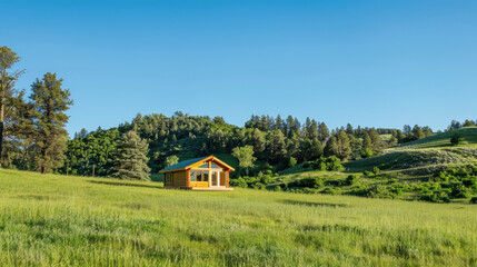 Obraz premium old house in the forest