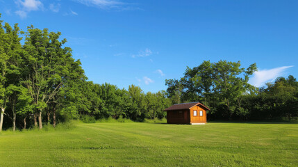 Obraz premium old house in the forest