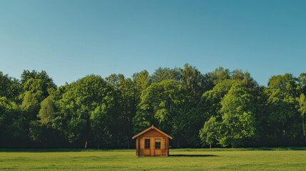 Obraz premium old house in the forest