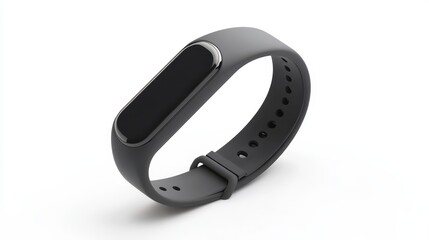 image of a fitness tracker on a white background, perfect for wearable technology or fitness product promotions.