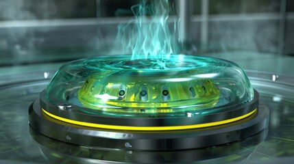 Futuristic planet hologram showcasing global fintech innovations in a digital diagram format