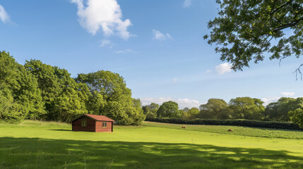 Obraz premium old house in the forest