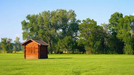Obraz premium old house in the forest