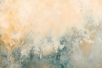 Obraz premium Abstract background with green and beige marble pattern, acrylic painting