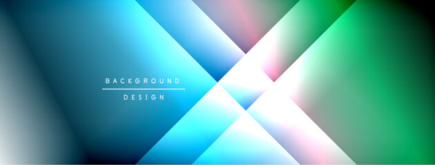 Colorful gradient with lines made of shadow and light. Creative background