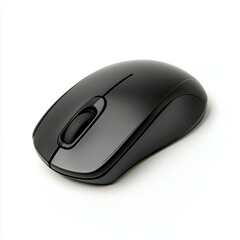 Wireless mouse isolated on white background.