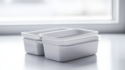 A single set of drawer organizers isolated on a clean white surface, ideal for promoting home organization tools.