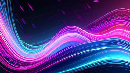 Futuristic Neon Waves