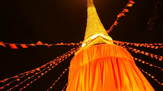 The Golden Mount (Wat Saket), Bangkok. A tourist attraction in Bangkok. 