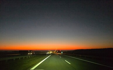 driving on the road