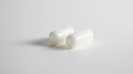 A single set of earplugs for travel isolated on a clean white surface, ideal for promoting travel comfort products.