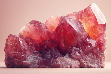 amethyst isolated on white background