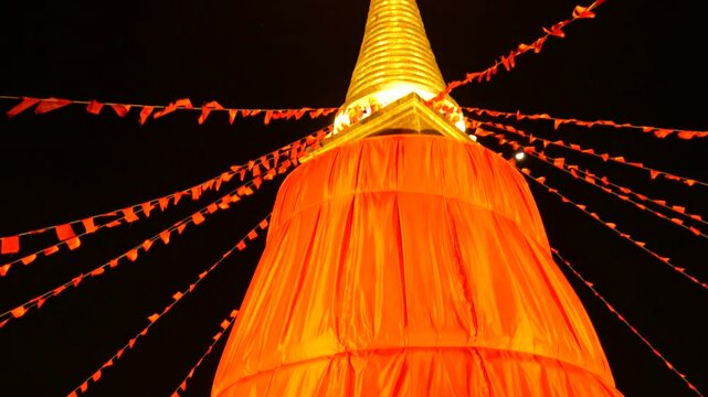 The Golden Mount (Wat Saket), Bangkok. A tourist attraction in Bangkok. 