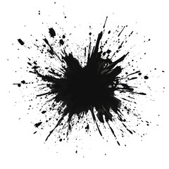 Fototapeta premium Abstract Black Brushstroke Art: Bold Ink Strokes & High Contrast Designs | Adobe Stock