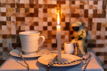 Offering for old black man, Umbanda Afro-Brazilian religion, Axé, Orixá, Saravá! The Umbanda...