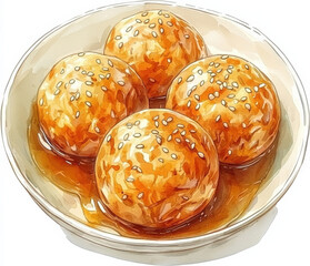 Sesame-coated_balls_in_sweet_glaze.